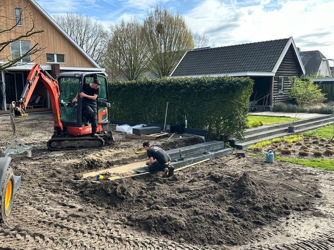 Grondverzet met eigen materieel